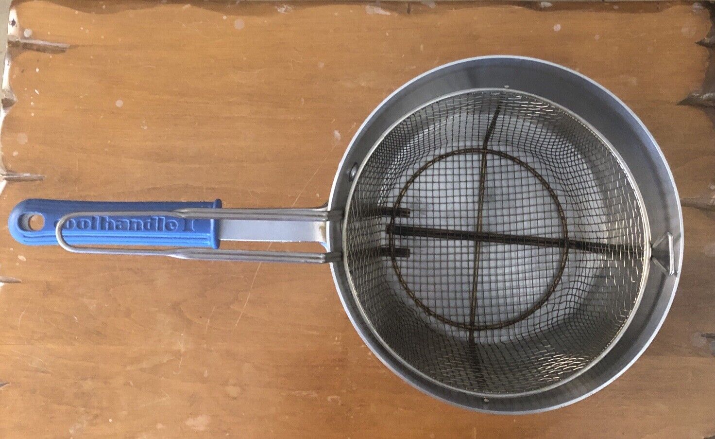 VTG NSF ,Commercial Heavy Duty Deep Frying Pan With Fry Basket , USA