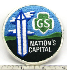Vintage Nation's Capital Girl Scouts Council Patch Monument Washington DC GSA picture