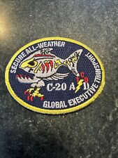 USAF C-20 Gulfstream Global Executive Transport Velkro Rare Morale Patch 3” picture