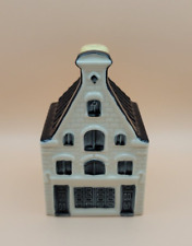 KLM #66 Blue DELFT House BOLS Holland Porcelain Miniature House Empty Bottle picture